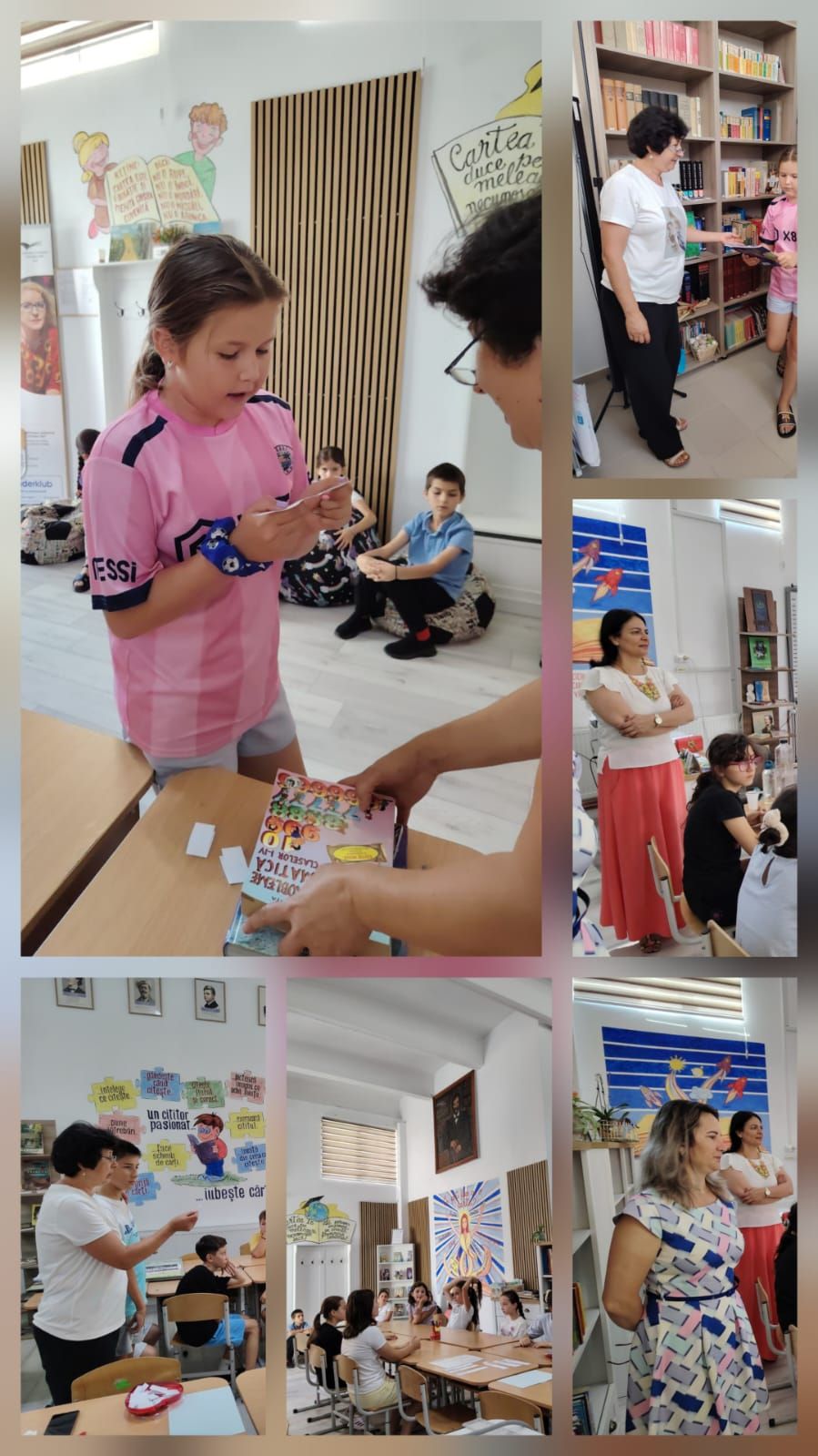 Activitate dedicată lecturii și creativității, prin care copiii au descoperit universul bibliotecii, au participat la jocuri interactive și și-au creat propriile pașapoarte de lectură, fiind încurajați să transforme cititul într-o aventură.
