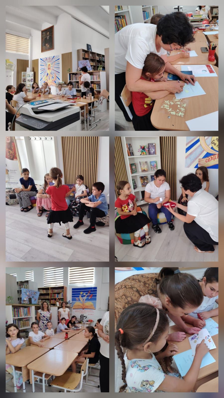 Activitate dedicată lecturii și creativității, prin care copiii au descoperit universul bibliotecii, au participat la jocuri interactive și și-au creat propriile pașapoarte de lectură, fiind încurajați să transforme cititul într-o aventură.