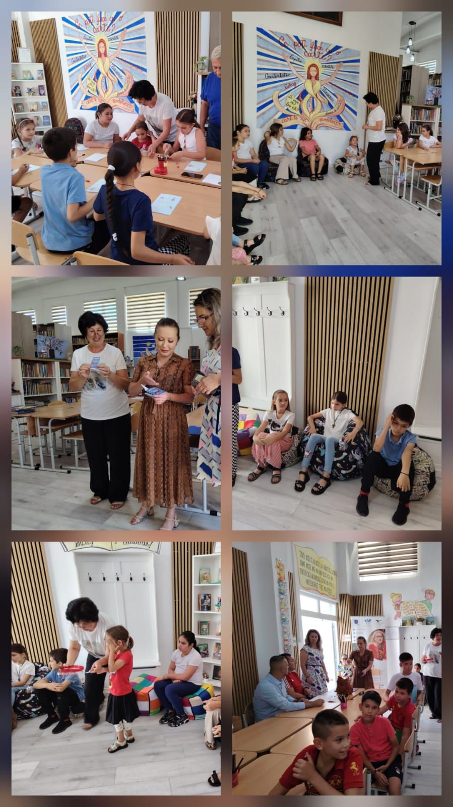 Activitate dedicată lecturii și creativității, prin care copiii au descoperit universul bibliotecii, au participat la jocuri interactive și și-au creat propriile pașapoarte de lectură, fiind încurajați să transforme cititul într-o aventură.