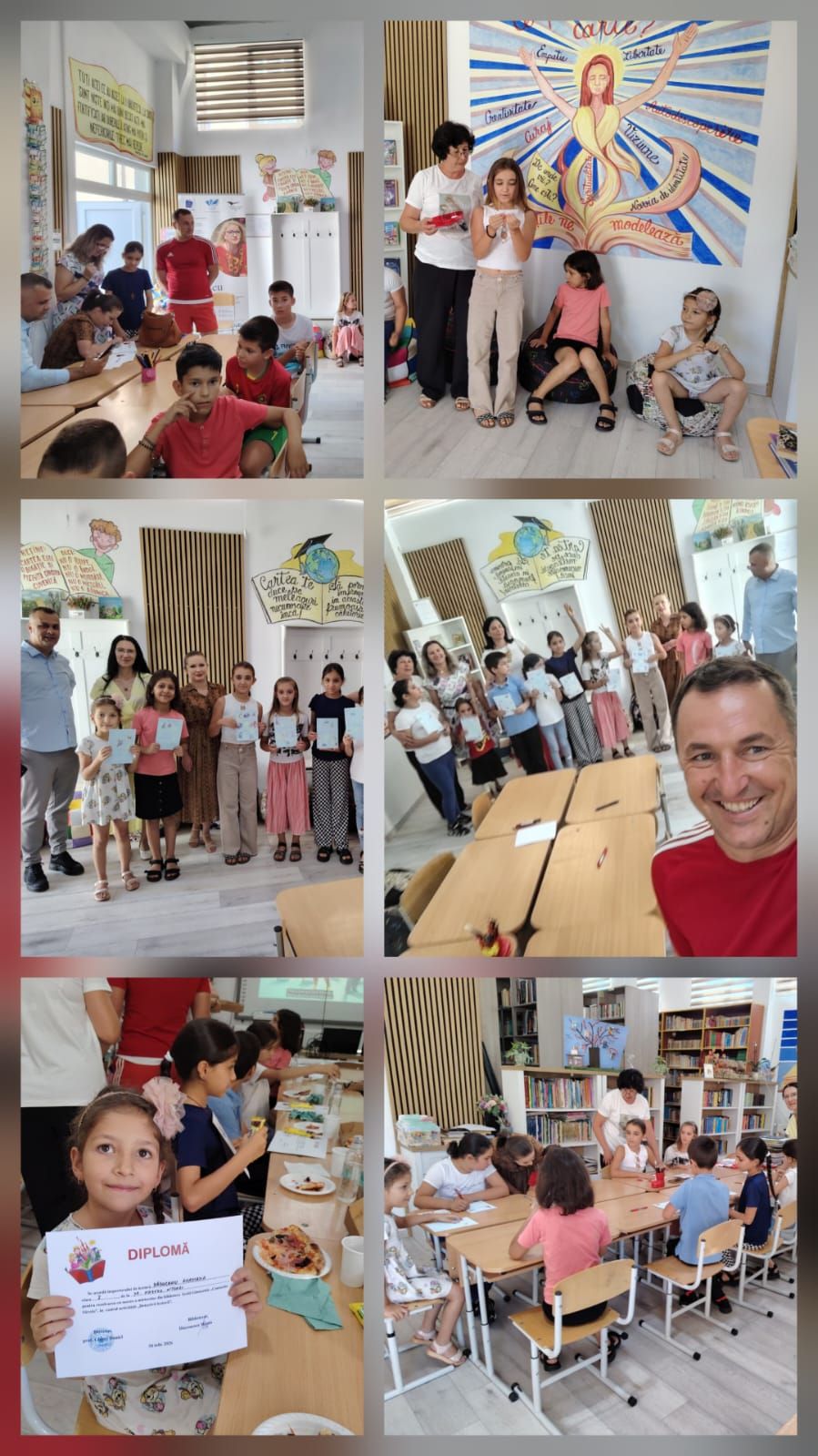 Activitate dedicată lecturii și creativității, prin care copiii au descoperit universul bibliotecii, au participat la jocuri interactive și și-au creat propriile pașapoarte de lectură, fiind încurajați să transforme cititul într-o aventură.