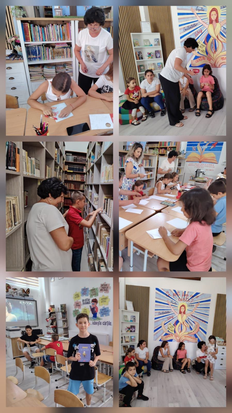 Activitate dedicată lecturii și creativității, prin care copiii au descoperit universul bibliotecii, au participat la jocuri interactive și și-au creat propriile pașapoarte de lectură, fiind încurajați să transforme cititul într-o aventură.