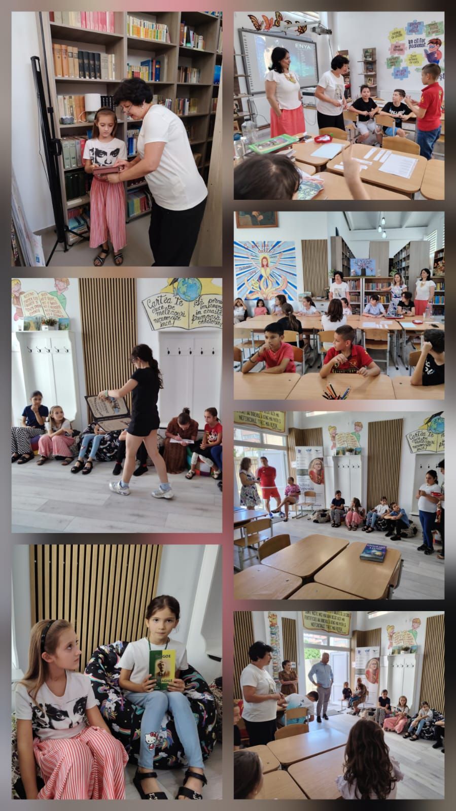 Activitate dedicată lecturii și creativității, prin care copiii au descoperit universul bibliotecii, au participat la jocuri interactive și și-au creat propriile pașapoarte de lectură, fiind încurajați să transforme cititul într-o aventură.
