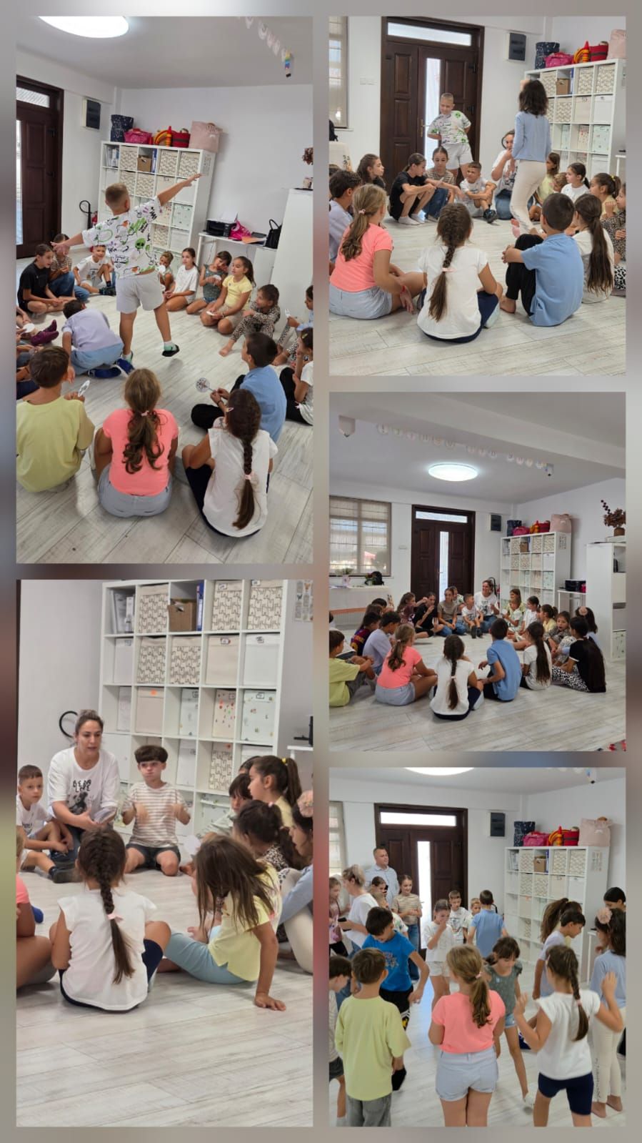 O activitate dedicată socializării și incluziunii, în care copiii au petrecut timp împreună, s-au cunoscut prin joc, au dansat, și-au exersat coordonarea și și-au pus creativitatea la lucru într-un atelier de craft.