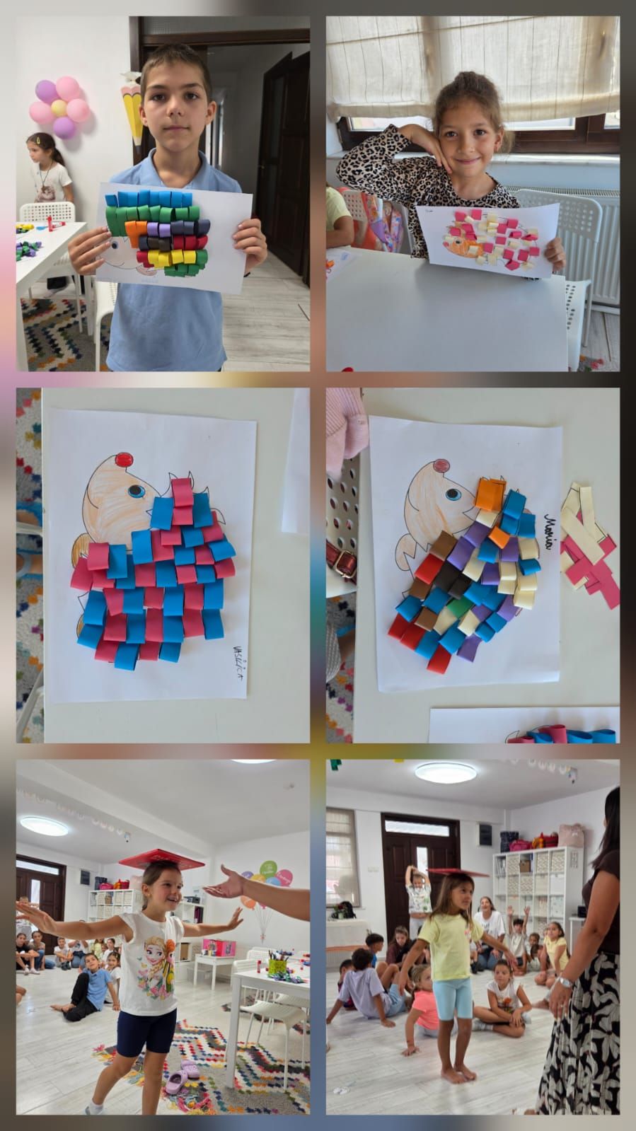 O activitate dedicată socializării și incluziunii, în care copiii au petrecut timp împreună, s-au cunoscut prin joc, au dansat, și-au exersat coordonarea și și-au pus creativitatea la lucru într-un atelier de craft.