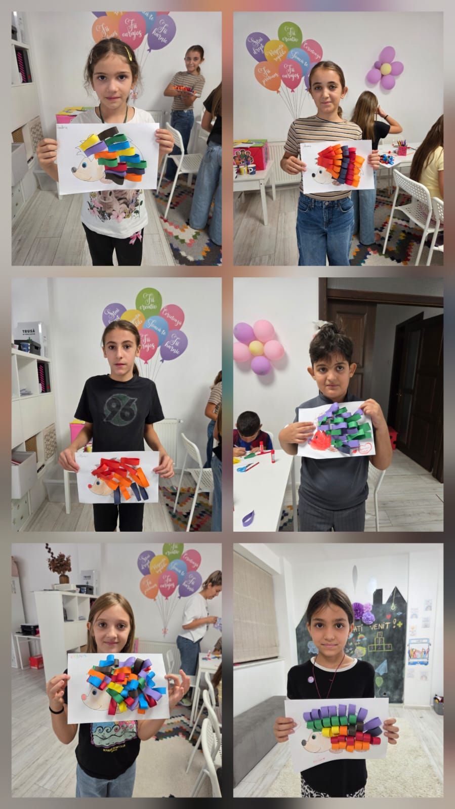 O activitate dedicată socializării și incluziunii, în care copiii au petrecut timp împreună, s-au cunoscut prin joc, au dansat, și-au exersat coordonarea și și-au pus creativitatea la lucru într-un atelier de craft.