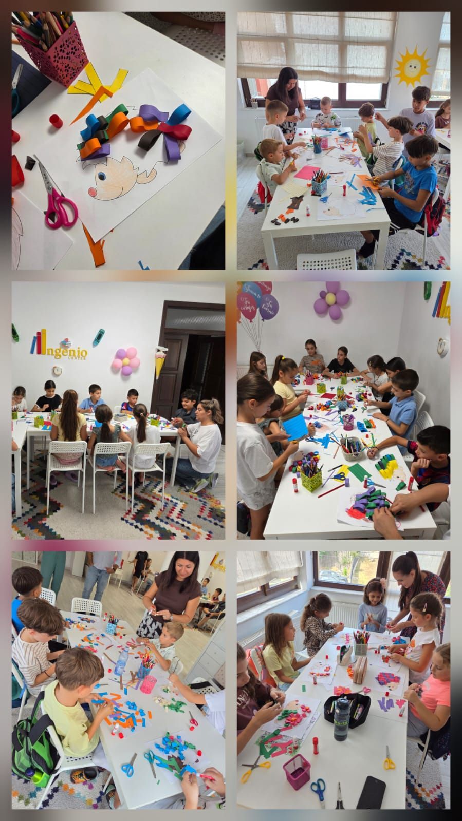 O activitate dedicată socializării și incluziunii, în care copiii au petrecut timp împreună, s-au cunoscut prin joc, au dansat, și-au exersat coordonarea și și-au pus creativitatea la lucru într-un atelier de craft.