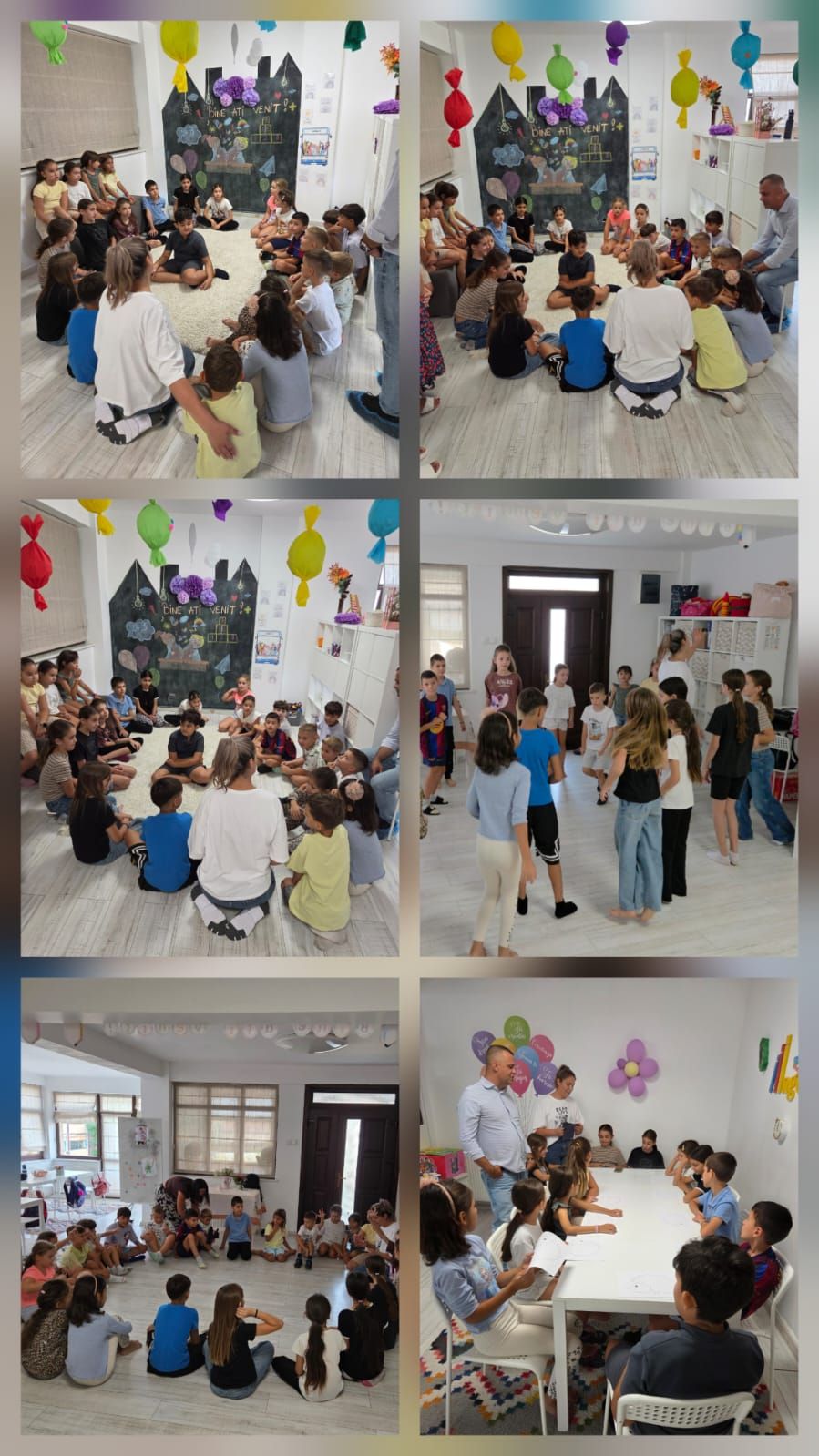 O activitate dedicată socializării și incluziunii, în care copiii au petrecut timp împreună, s-au cunoscut prin joc, au dansat, și-au exersat coordonarea și și-au pus creativitatea la lucru într-un atelier de craft.