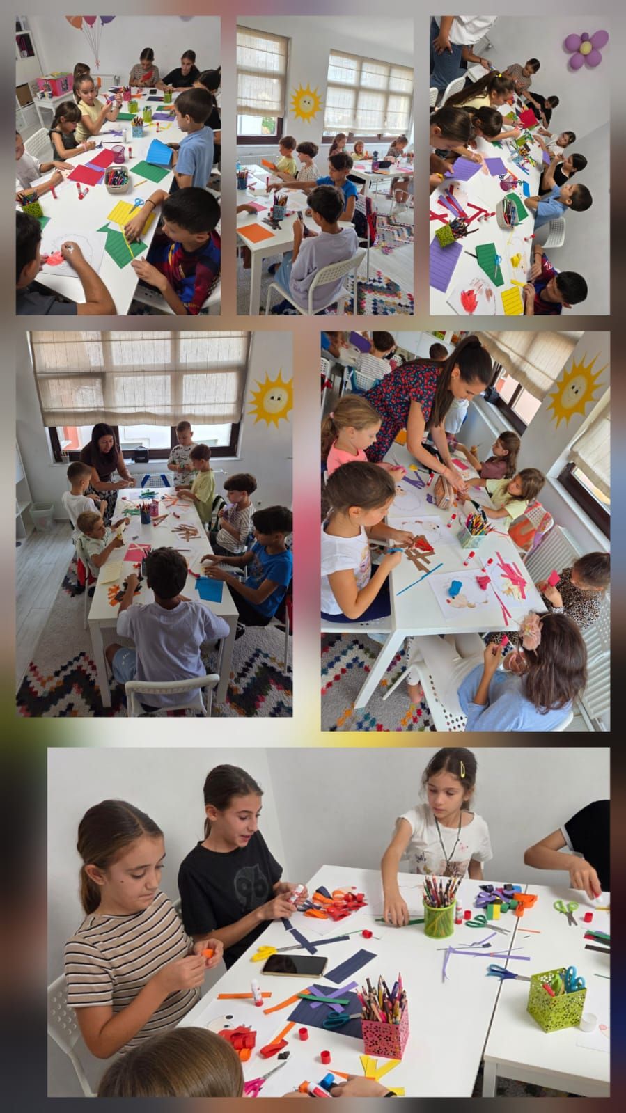 O activitate dedicată socializării și incluziunii, în care copiii au petrecut timp împreună, s-au cunoscut prin joc, au dansat, și-au exersat coordonarea și și-au pus creativitatea la lucru într-un atelier de craft.