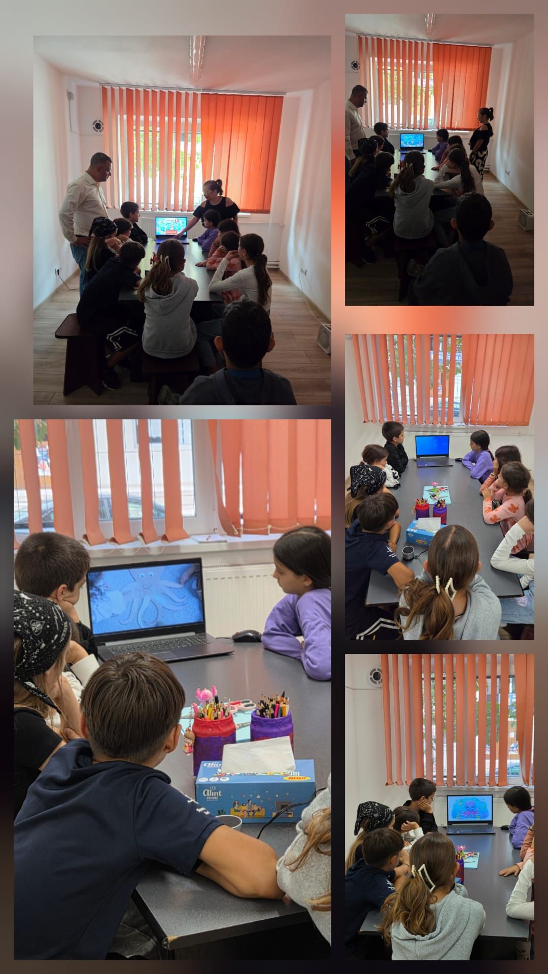 O activitate educativă și creativă prin care copiii au descoperit lumea marină, efectele poluării apelor și importanța protejării mediului, transformând apoi informațiile și materialele reutilizabile în creații pline de culoare.