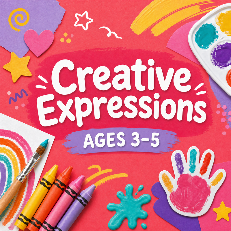 CREATIVE EXPRESSIONS (Ages 3-5)