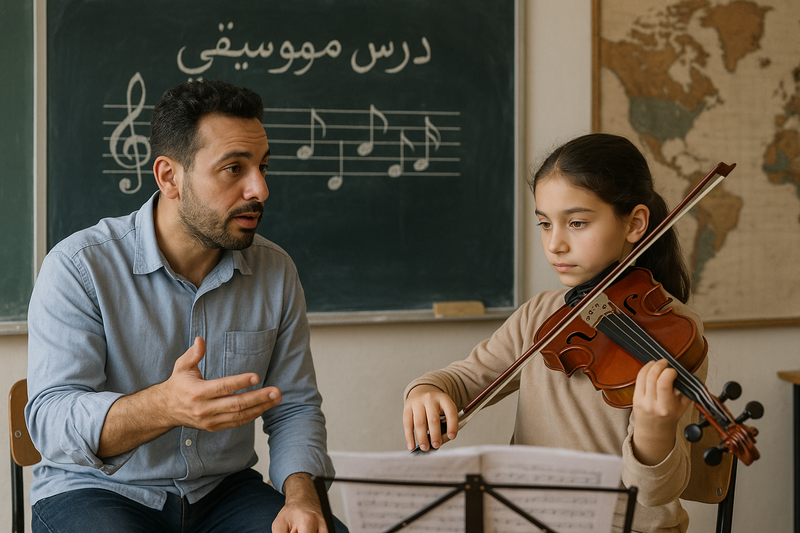 العلاج باللغة والفن والموسيقى والإعلام