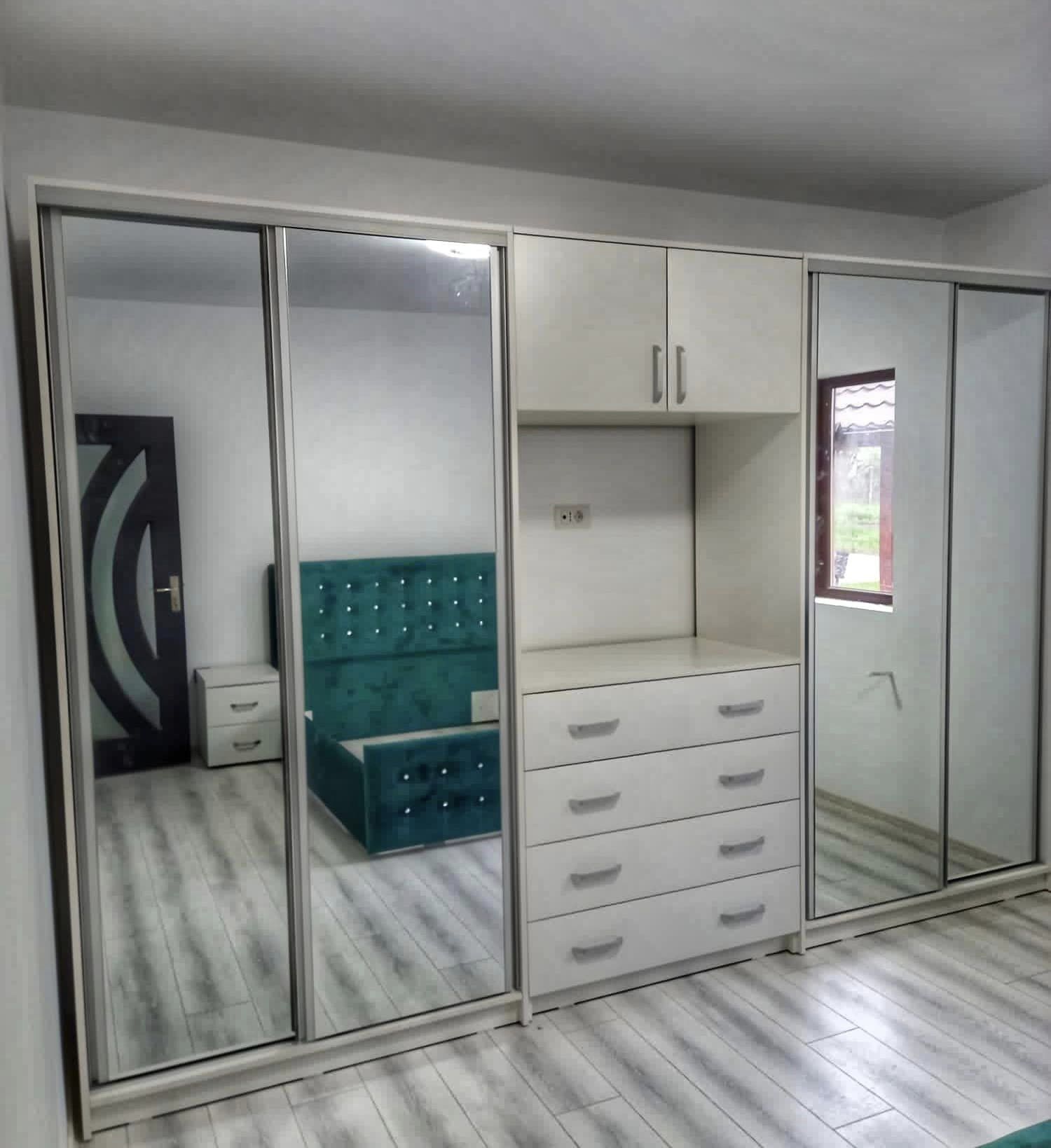 Lucrare de mobilier la comandă – Dormitor modern