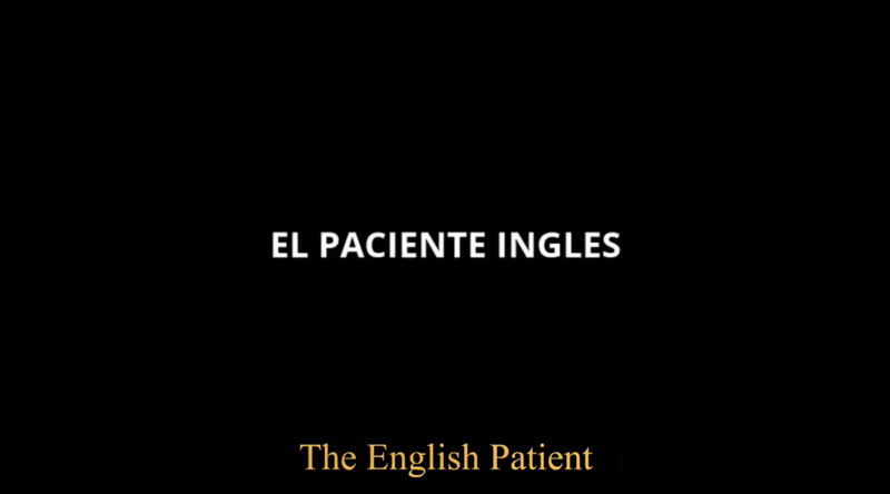 THE ENGLISH PACIENT (Salinas 2000) thumbnail