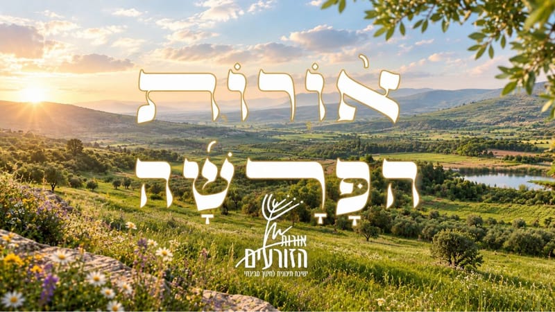 אורות הפרשה - ספר בראשית