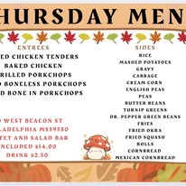 THURSDAY LUNCH BUFFET