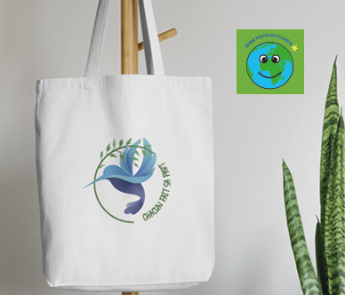 Tote bag Jeune police de planète