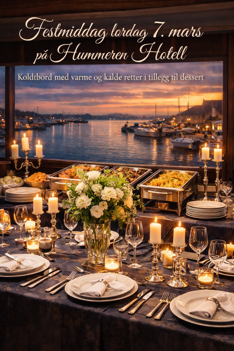 Festmiddag lørdag kl.20