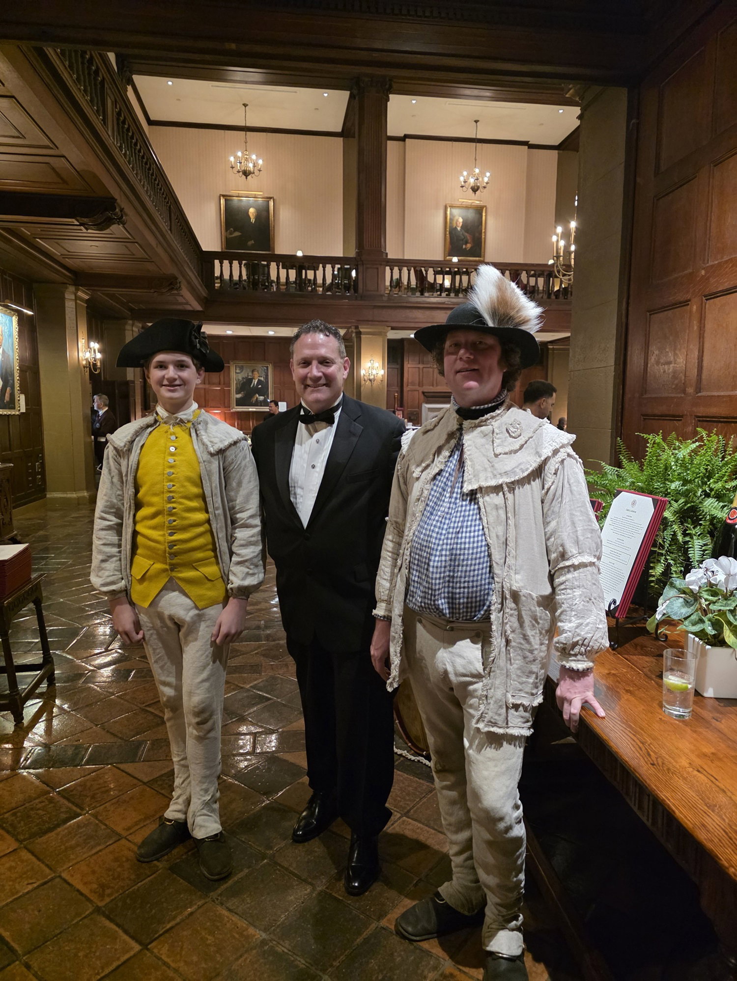 Daniel Ladner Engaged With New England Society Charity Members