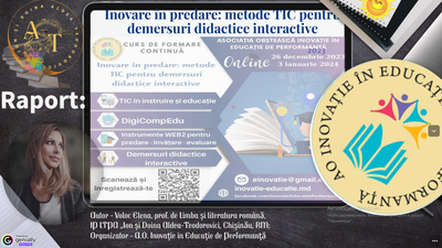 Inovare în predare: metode TIC pentru demersuri didactice interactive