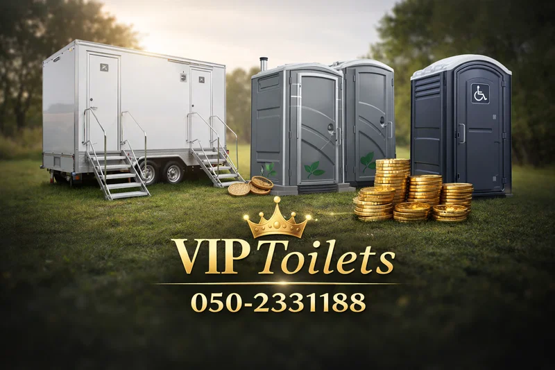 מחירון שירותים ניידים – מה משפיע על המחיר | VIP Toilets