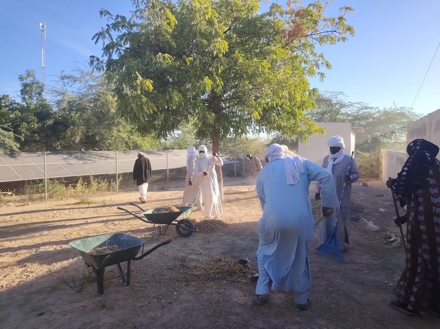 乍得：玛奥市政府在卡内姆省政府代表处开展环境卫生整治行动
