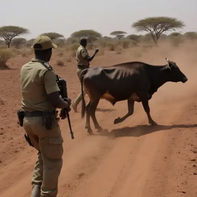 乍得姆比库发生执法行动：涉嫌偷牛男子逃跑时被警方击伤