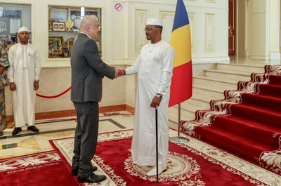 驻乍得大使王晰宁出席乍得总统府新年团拜活动