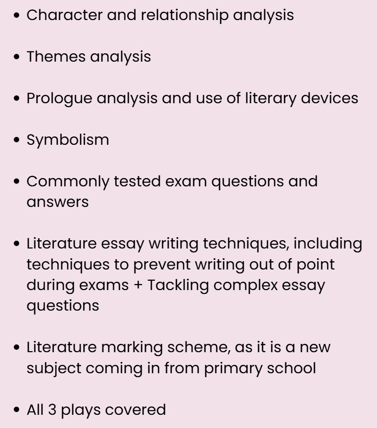 Contents (covers both sec 1 and 2) 