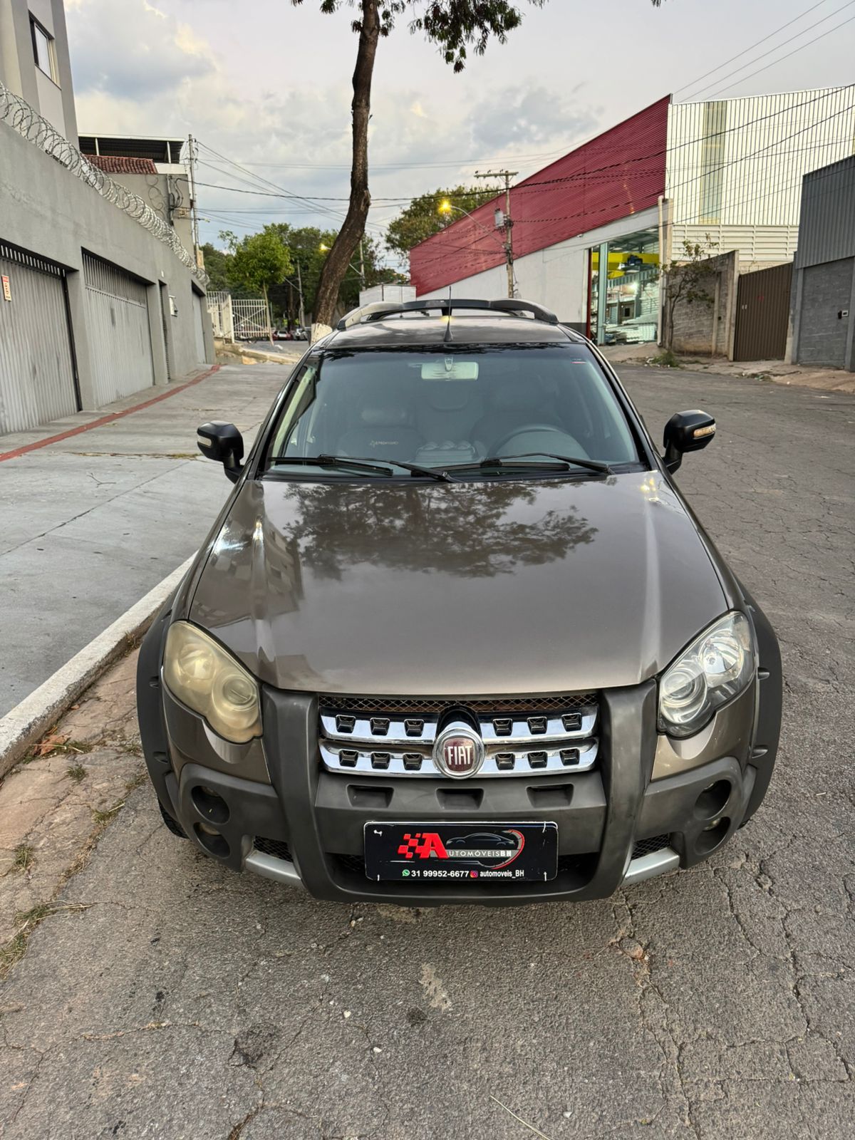 FIAT PALIO ADVENTURE LOCKER WEEKEND 1.8 DUALOGIC 11/12 – CINZA FLEX