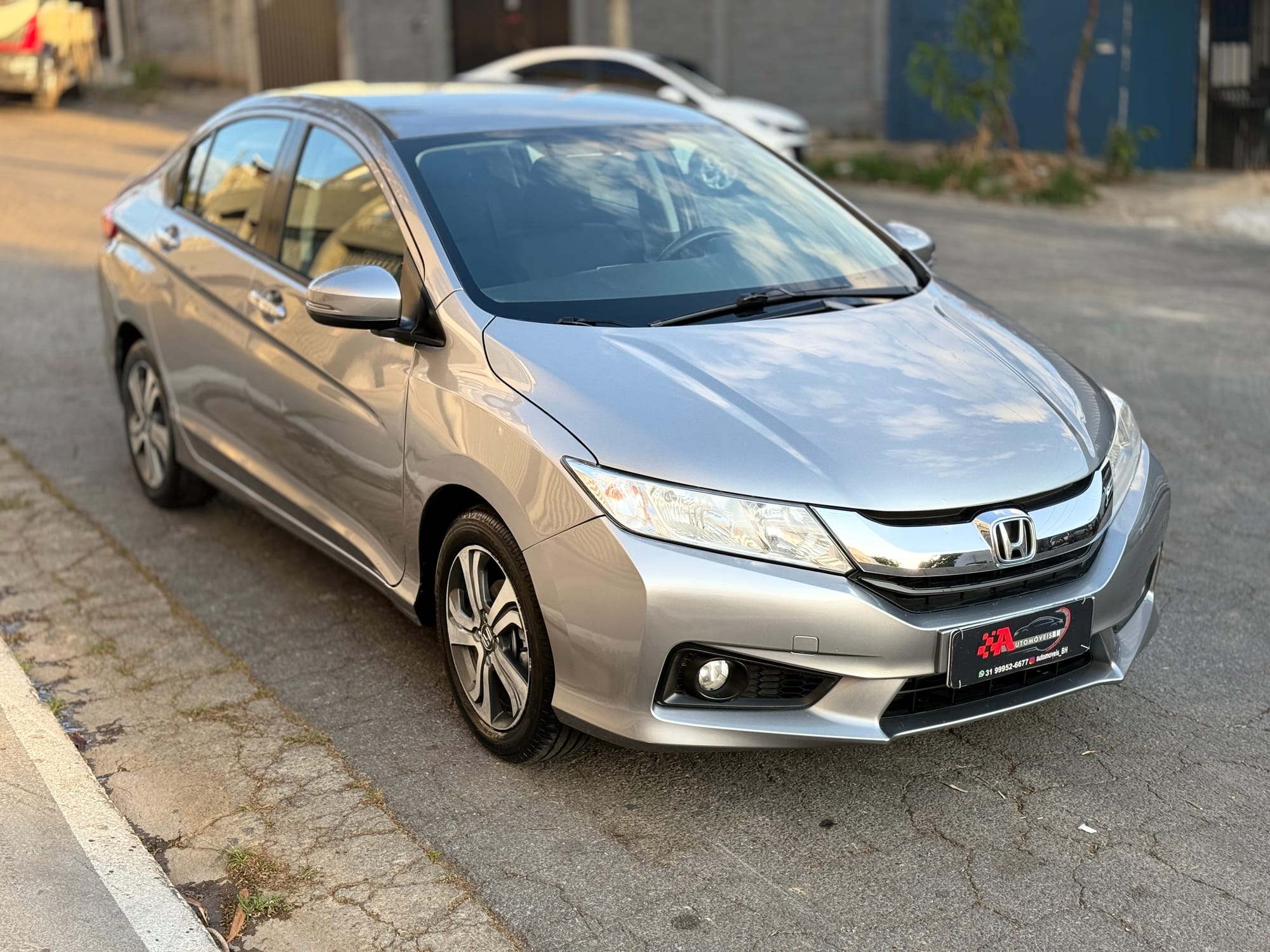 Honda City EX 1.5 Automático 2015/2015 – Cinza – 89.000 km