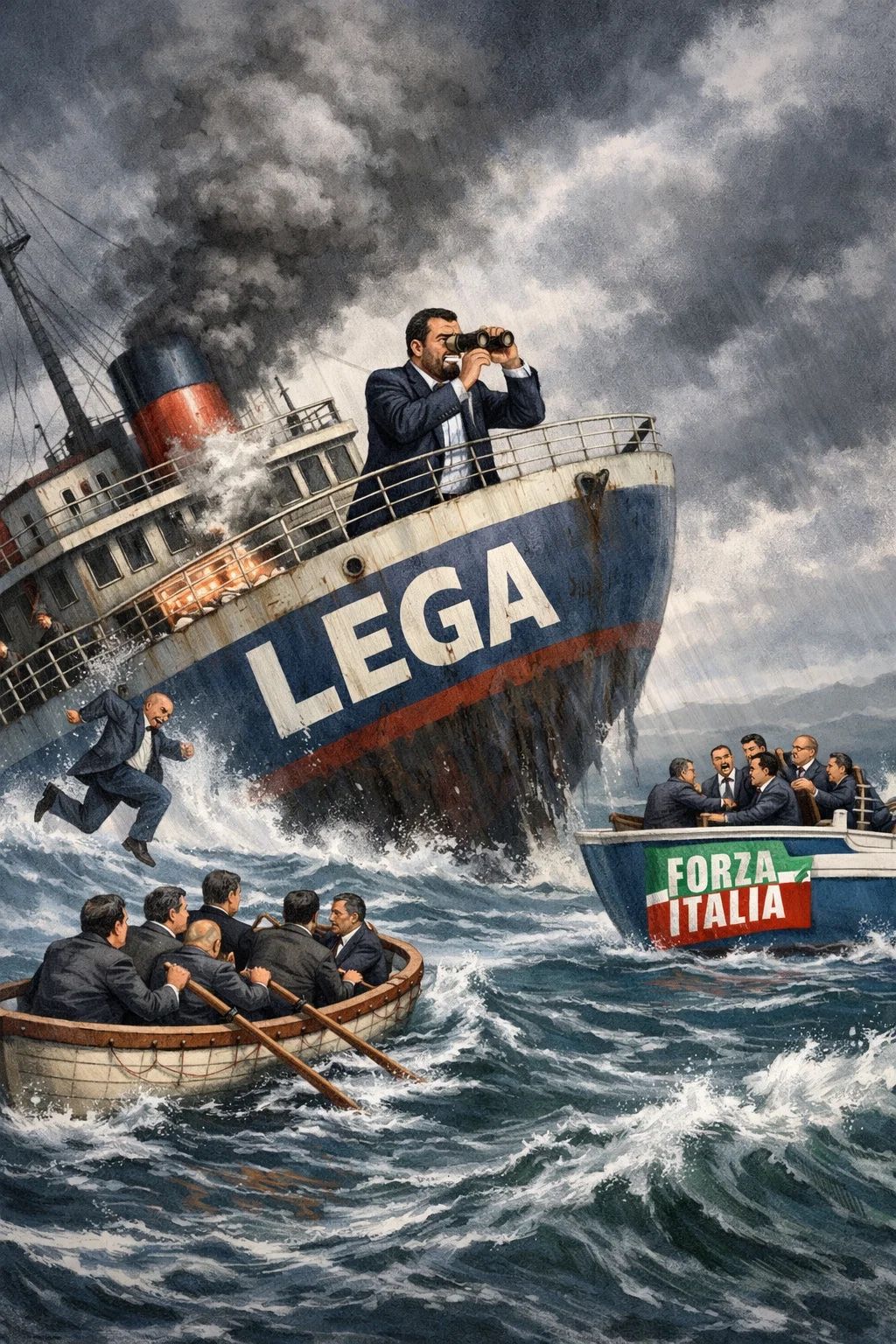 Il Capodanno leghista é una polveriera! Tra neonazi, transfughi e veleni social