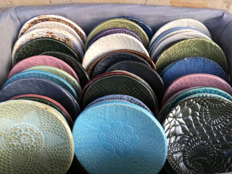 Kniplinge skåle/Lace bowls