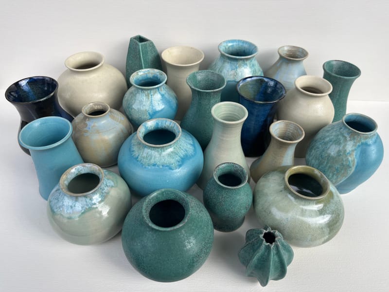 Drejede vaser/Thrown vases