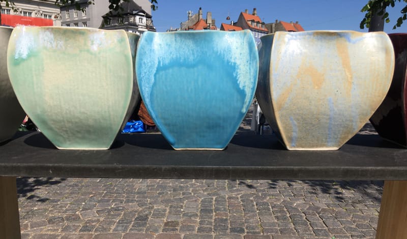 Modelerede vaser/Handbuilt vases