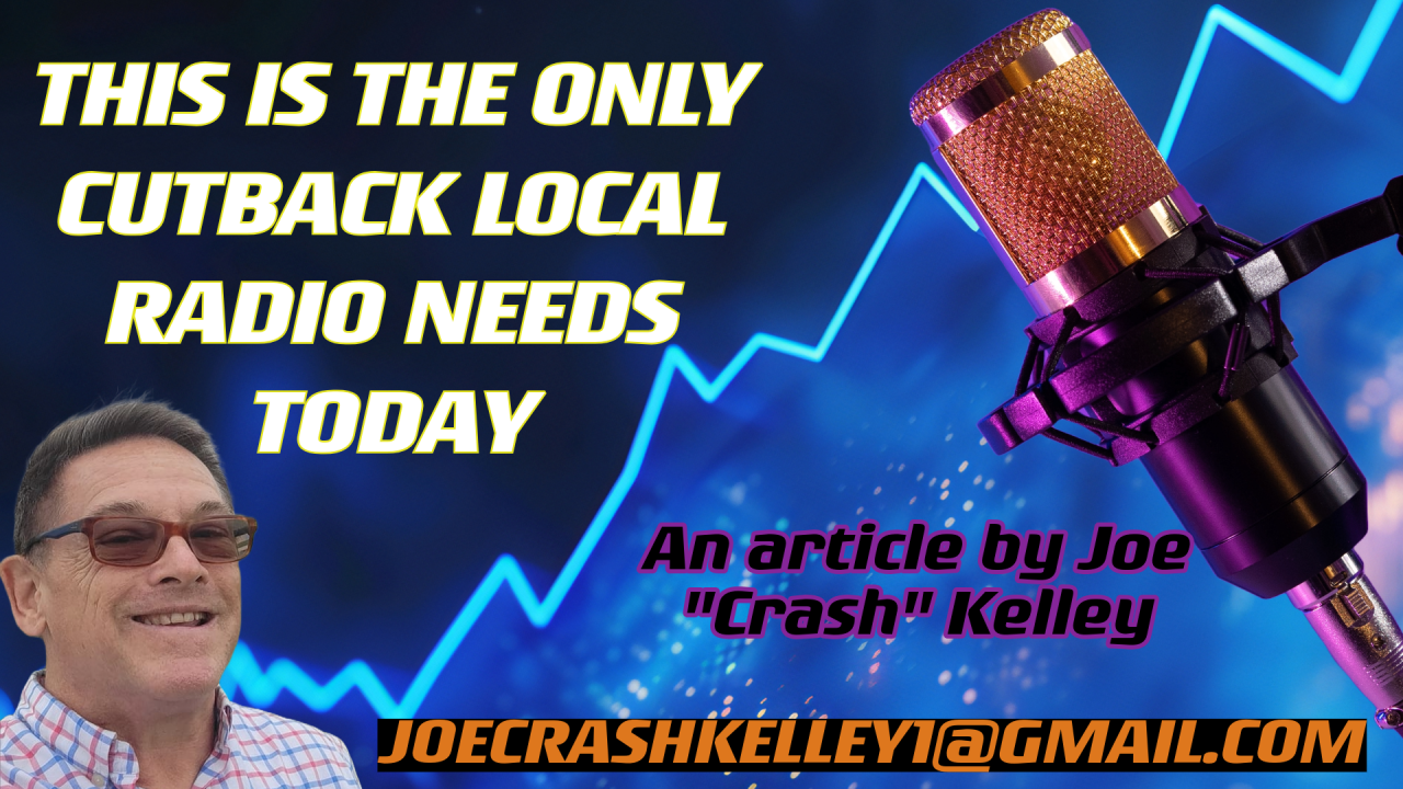 This is The Only Cutback Local Radio Needs Today