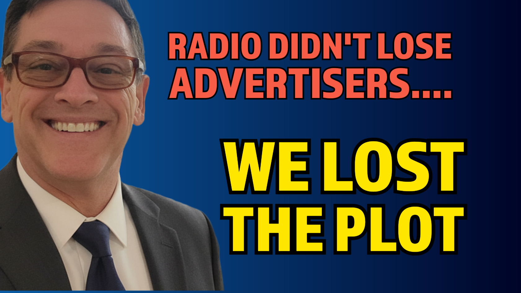 We didn’t lose advertisers. We lost the plot.