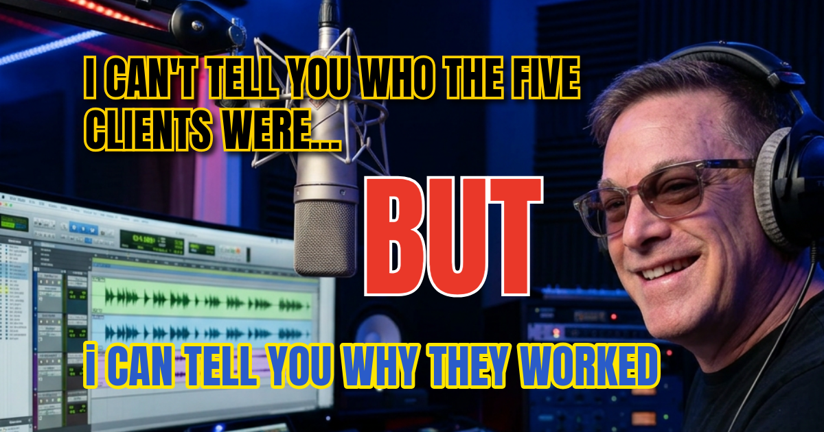 Five Businesses. Five Jingles. One Crazy Week in Studio