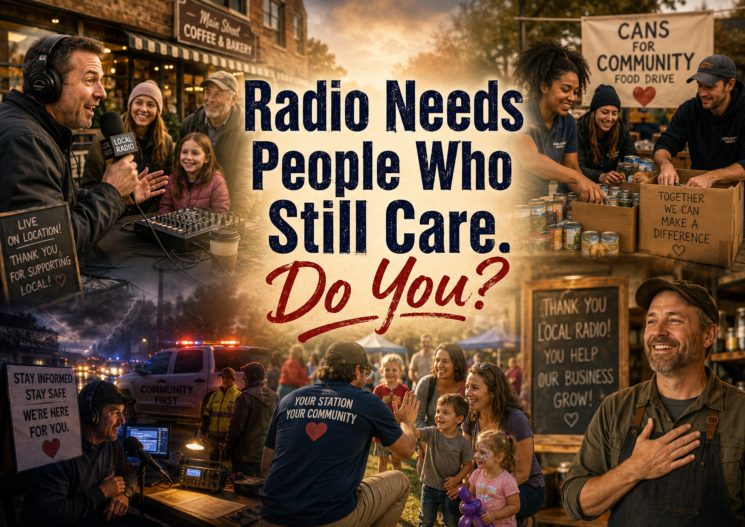 Radio Still Needs People Who Care. Do You?