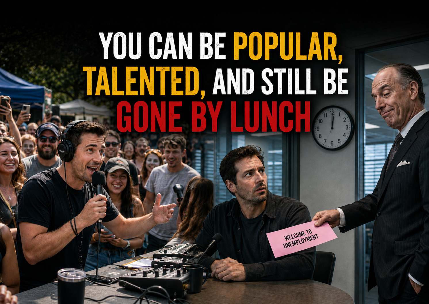 Attention Radio Stars: You Can Be Popular, Talented, and Still Be Gone by Lunch