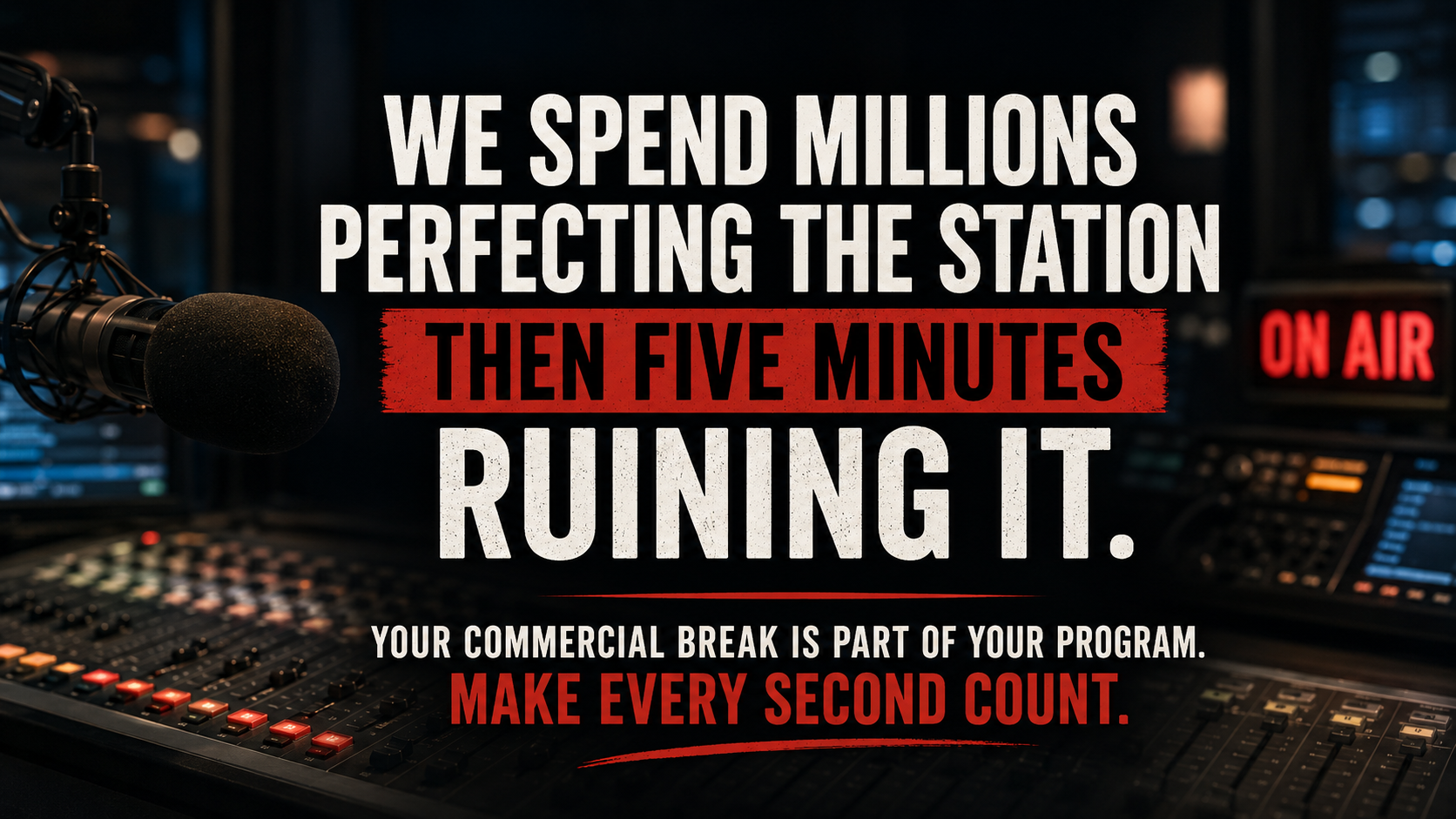 We Spend Millions Perfecting the Station—and Five Minutes Ruining It