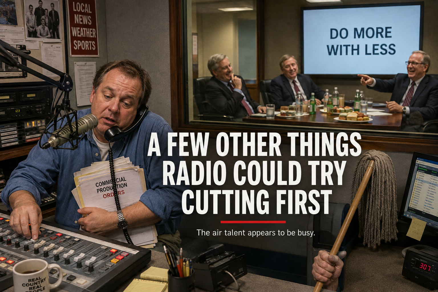 A Few OTHER Things Radio Could Try Cutting First