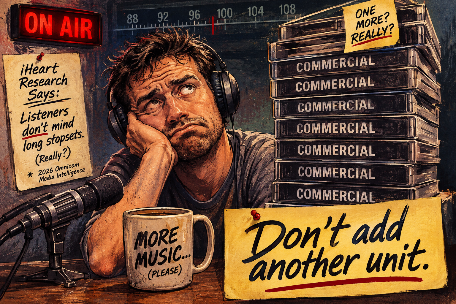 DEAR RADIO: NOBODY ASKED FOR ANOTHER 8-MINUTE STOPSET