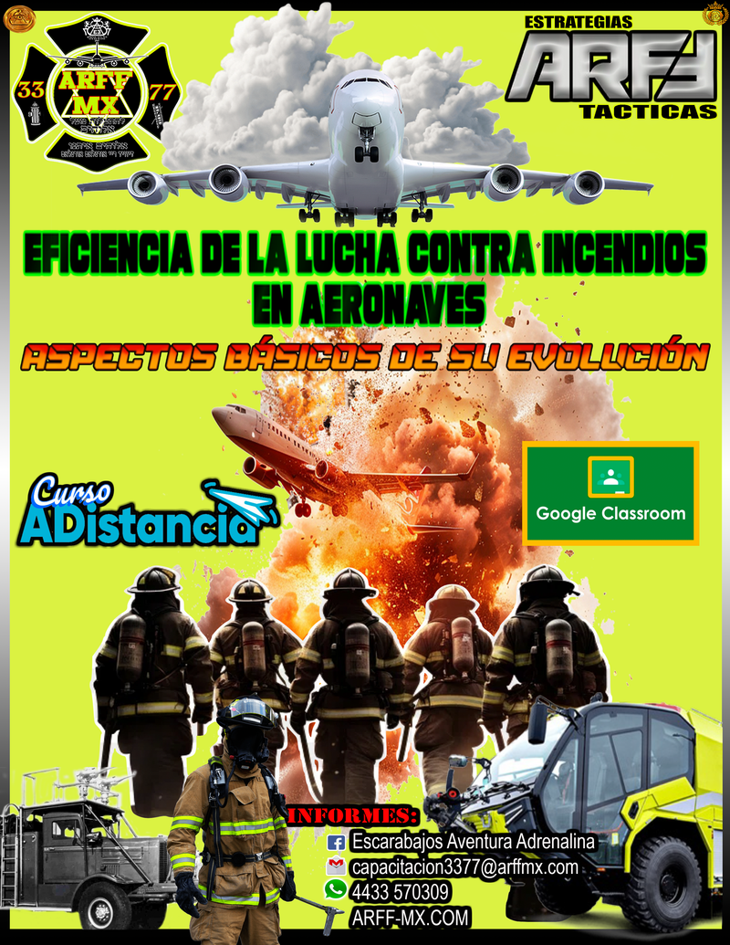 EFICIENCIA DE LA LUCHA CONTRA INCENDIOS EN AERONAVES (Aspectos basico de su evolución)