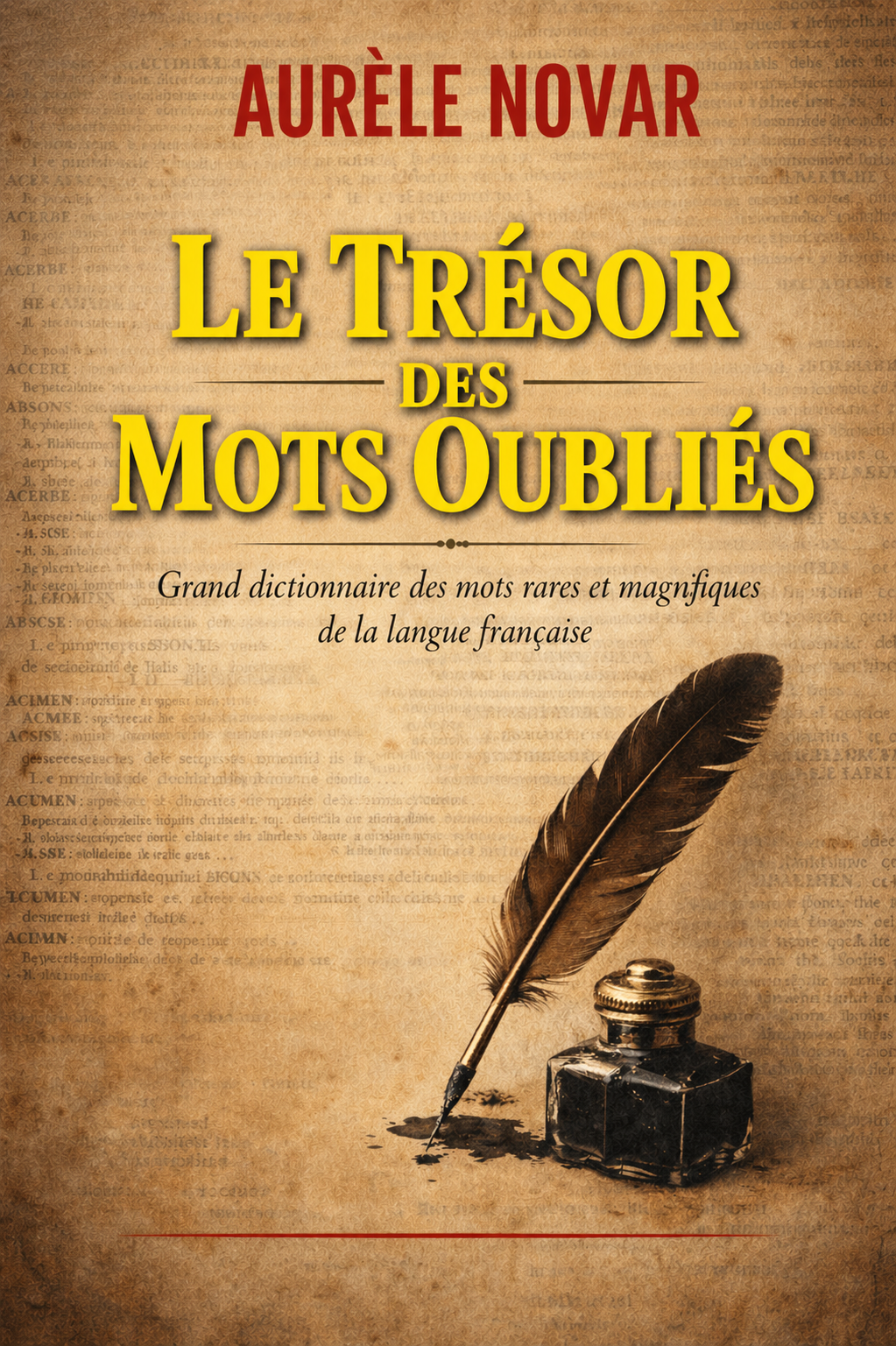 DICTIONNAIRE - LE TRESOR DES MOTS OUBLIES - EDITION COOLIBRI