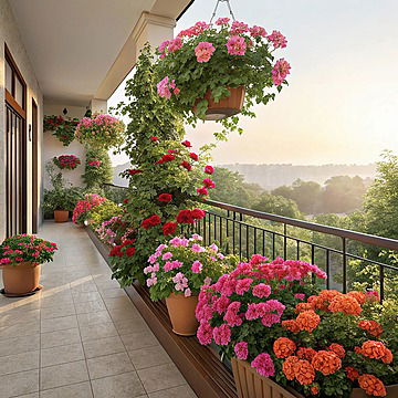 تنسيق الزهور والنباتات