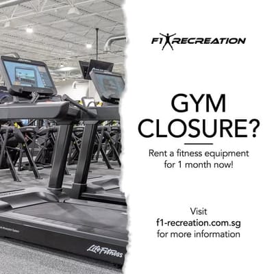Singapore’s Fitness Studios Trust F1 Recreation for Gym Equipment Rental Excellence