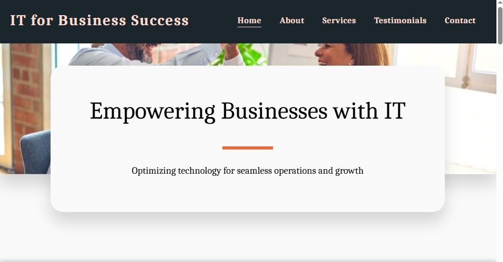 IT for Business Success