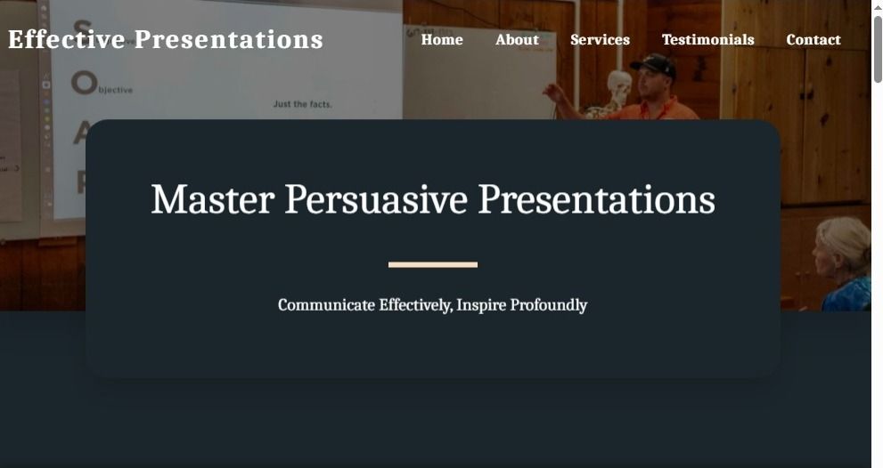 Effective Presentations