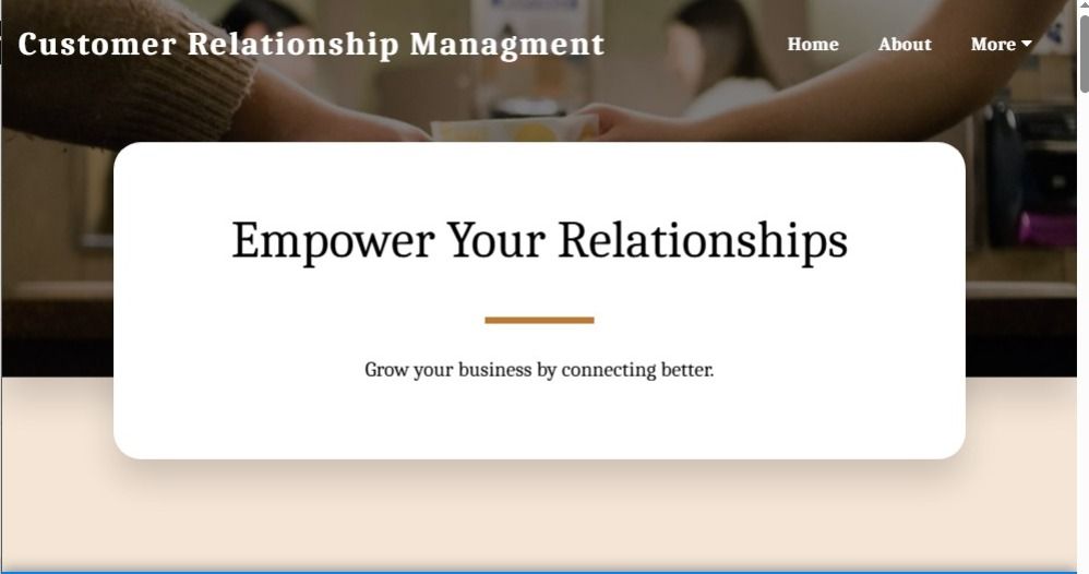 Customer Relationship Managment