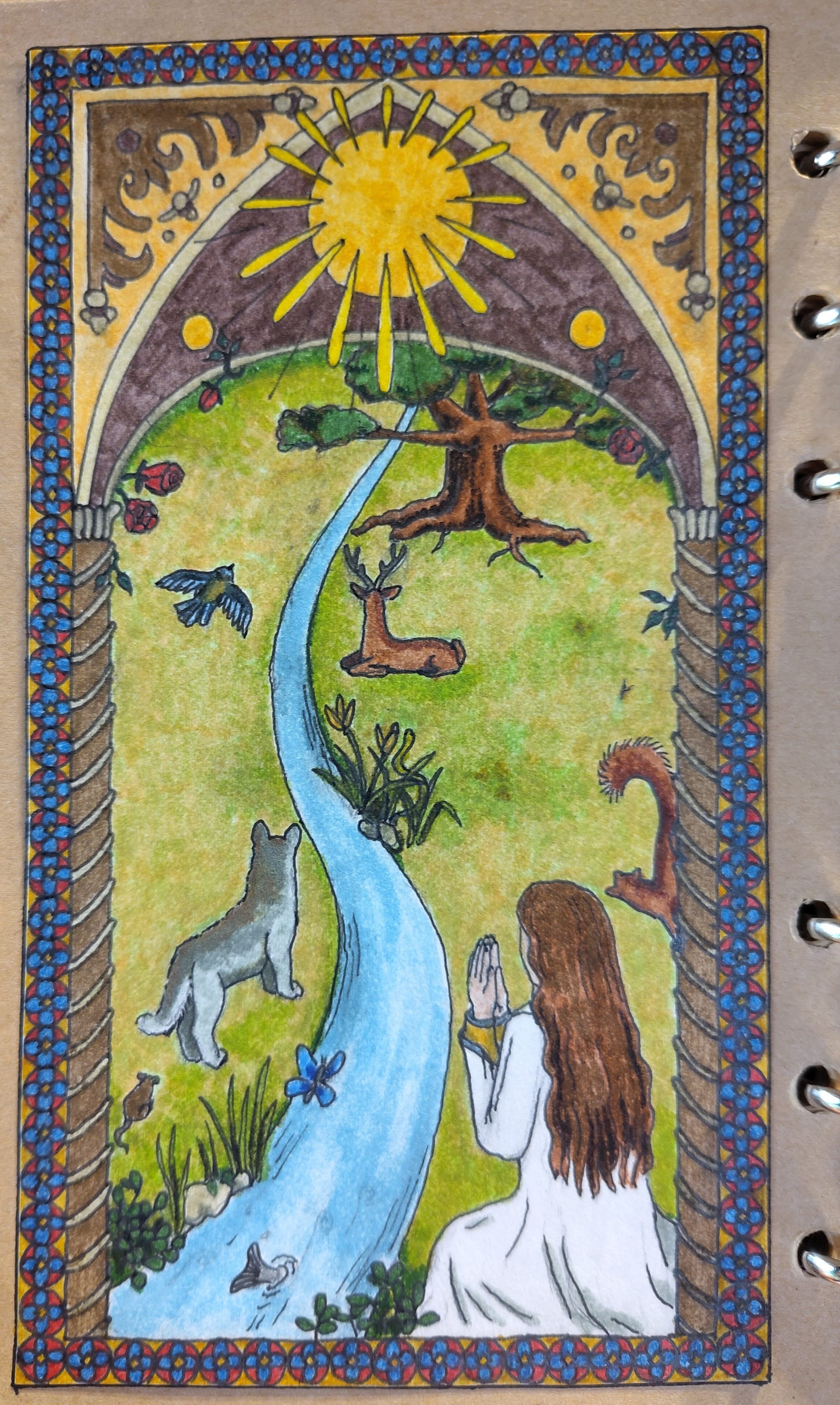 Gebetbuch-Illustration